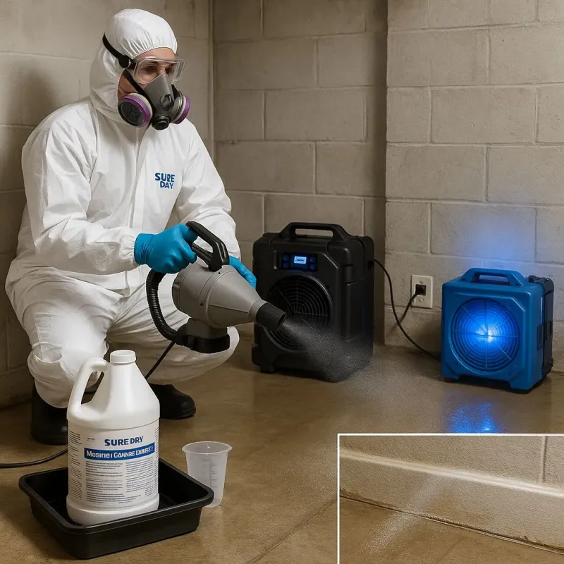 Sanitization and Odor Removal process in Traverse City, MI